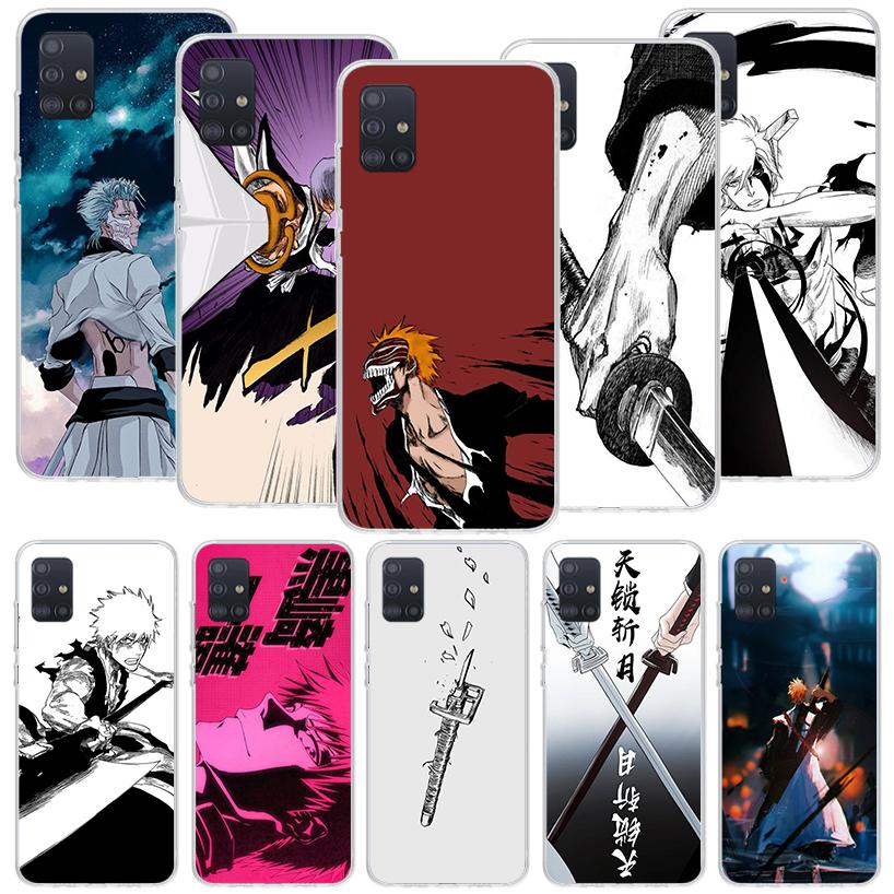 Чехол для телефона с японским аниме Bleach для Samsung Galaxy A52 A51 A50S A12 A22 A32 A72 A10S A30S A31 A71 Note 20 Ultra 10 Plus S10 Gal
