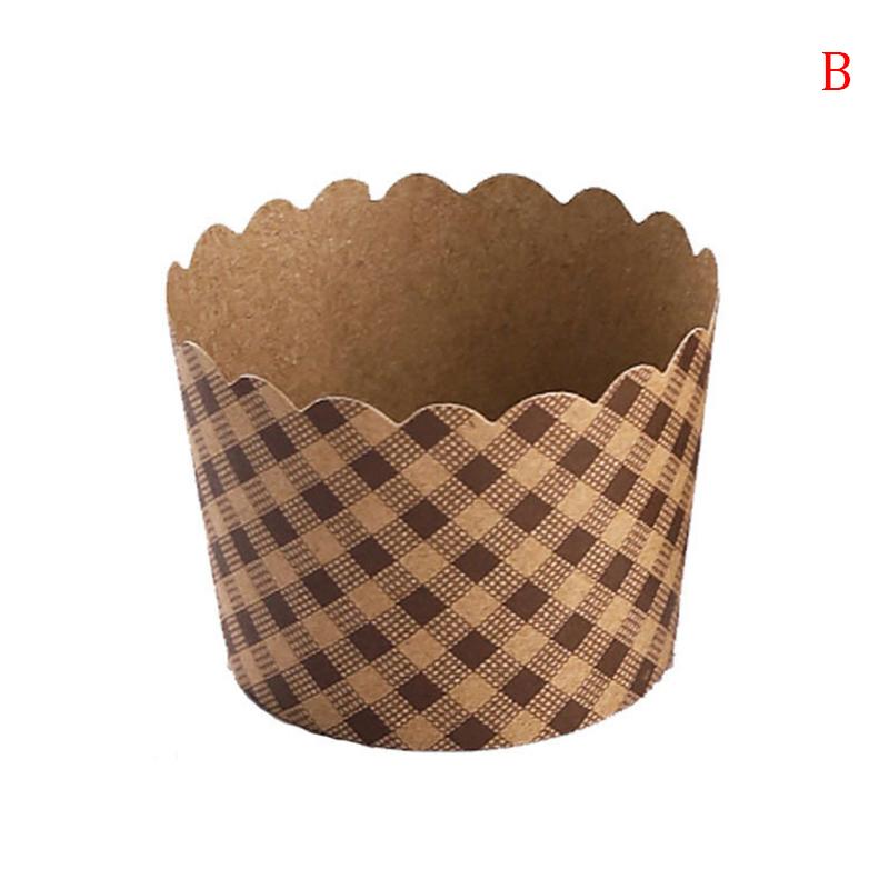 50Pcs Cupcake Paper Cups Wrapper Cake Mold Muffin Cupcake Liners Baking Cup