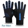 Зимние перчатки для мужчин и женщин для велоспорта, велосипеда, Нескользящие термофлисовые, морозостойкие, ветронепроницаемые, теплые, уличные, беговые, лыжные варежки