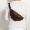 Vintage Waist Fanny Pack PU Leather Casual Chest Bag Hanging Waist Bag Men's Waist Bag Outdoor