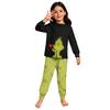 Children's  Boys And Girls Thin Two-piece  Long-sleeved Pants Two-piece