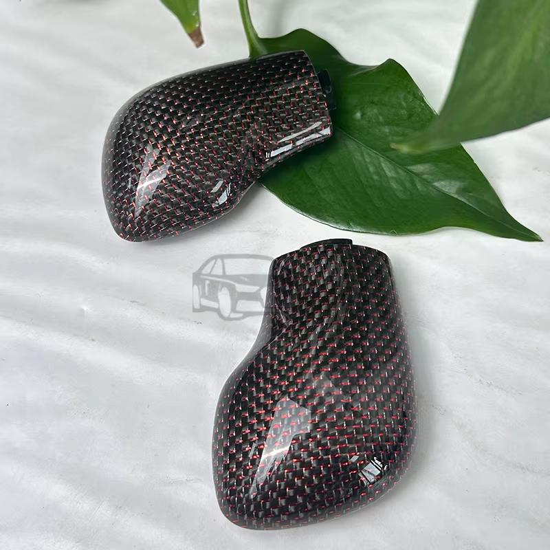 Forged carbon fiber DSG shift knob lever shift lever, suitable for Volkswagen Golf 6 7 R GTI Passat B7 B8 CC R20 Jetta MK6 GLI