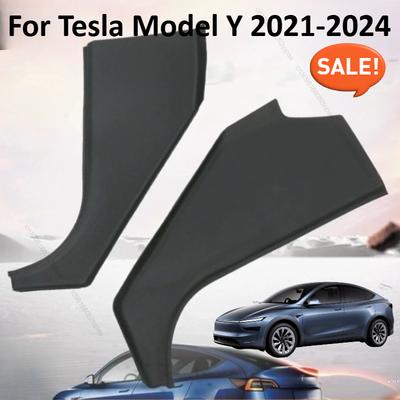 Защитная накладка на боковую стенку центральной консоли от ударов для Tesla Model Y -2024, автомобильная накладка из TPE для отдыха ноги, боковая защитная накладка