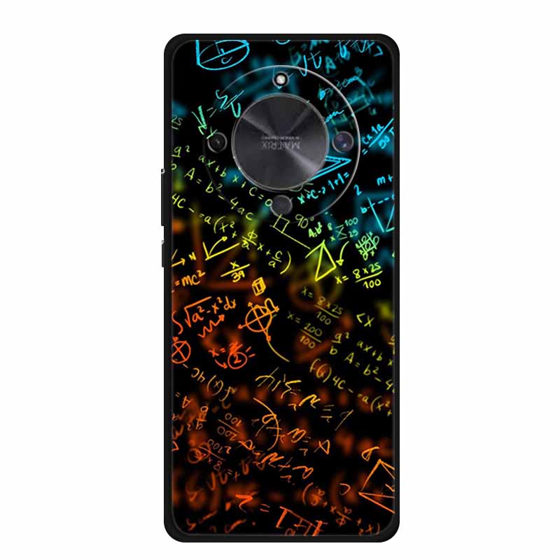Coque For Honor X70 5G Case Cartoon Cat Funda Black Silicone Soft Back Cover For Honor X70 2025 Phone Case Cover X 70 HonorX70
