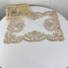 Rectangular Cover Cloth Embroidered Dust Cover European Table Mat  Home Decoration