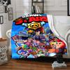 Brawl Stars Blanket Durable Comfort Suitable for Office Chair Bedding Sofa for All Occasions Playful Design Gifts For Family Or Friends