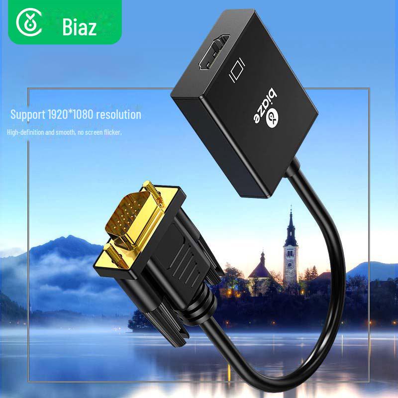 Biaz 2-в-1 кабель-адаптер DP на HDMI/VGA 4K