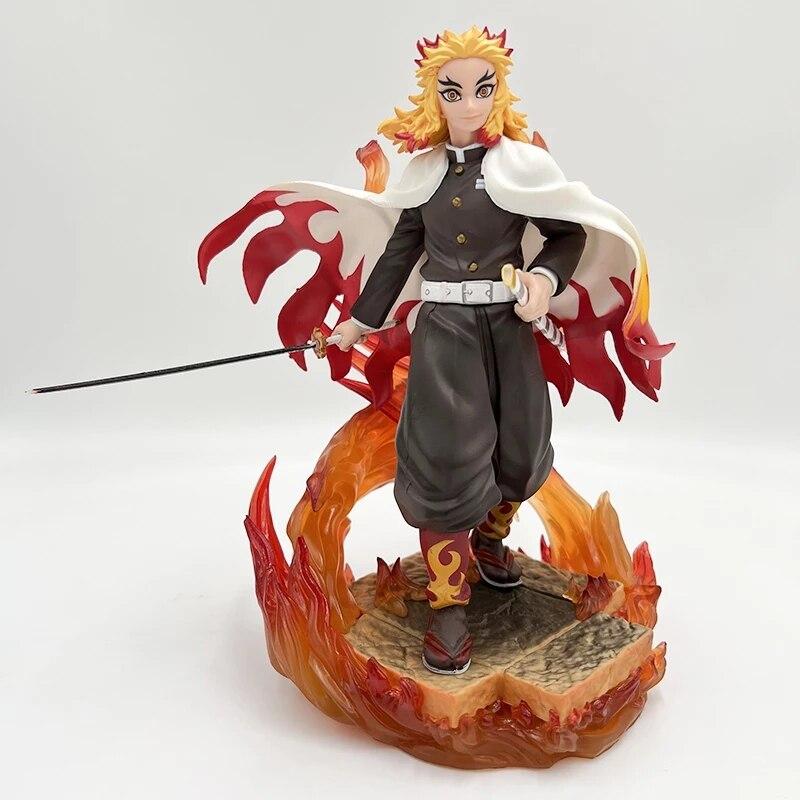 Demon Slayer Rengoku Kyoujurou Anime Figure Kimetsu No Yaiba Action Figure Figurine Model Doll Toy