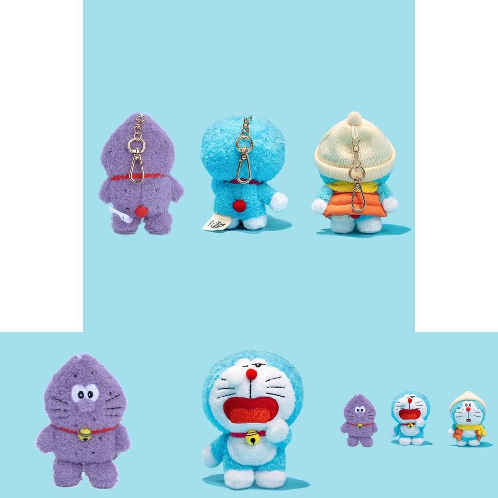 Плюшевый брелок Дораэмон из супермягкого короткого плюша для детей и коллекционеров