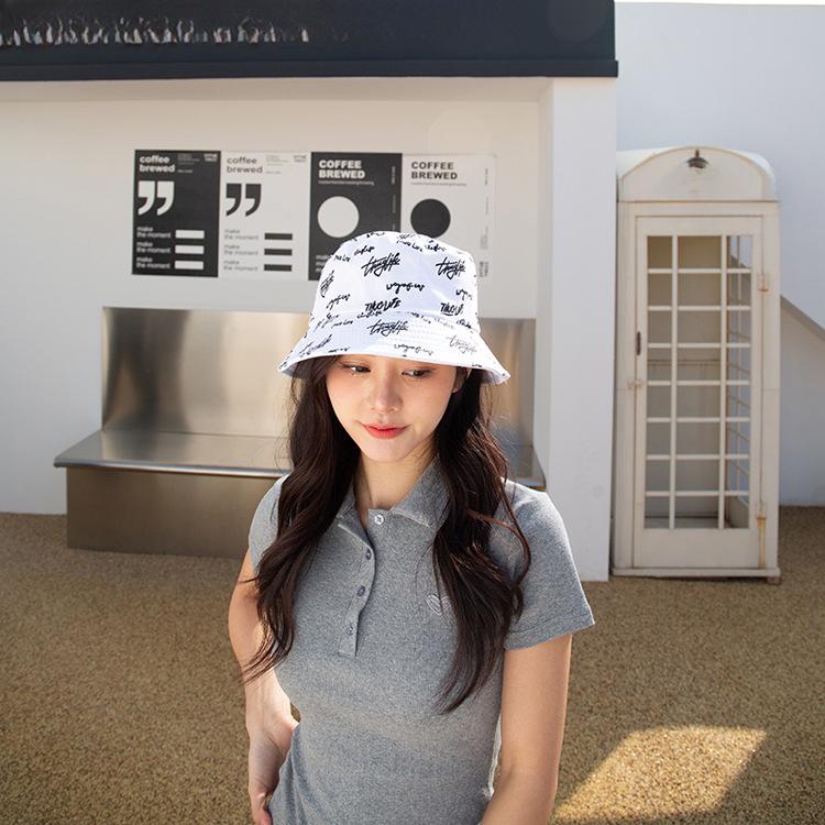 Мужская и женская двухсторонняя шляпа рыбака с маленькими полями и буквами-цветками, женская весенняя шляпа для бассейна