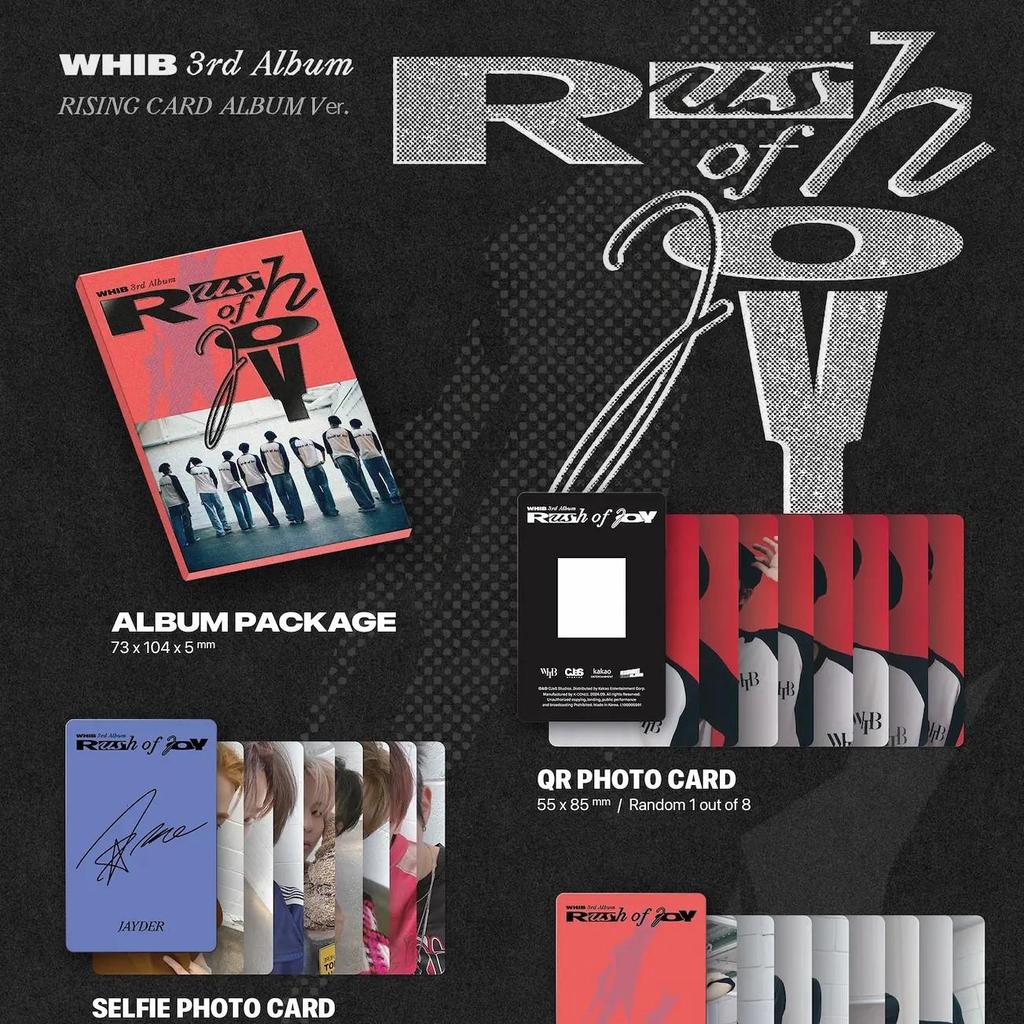 WHIB - [RUSH OF JOY] 3-й сингл-альбом RISING Version