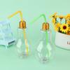 200To500Ml Clear Artificial Light Bulb Shaped Bottle Can Emit Light Drink Cup