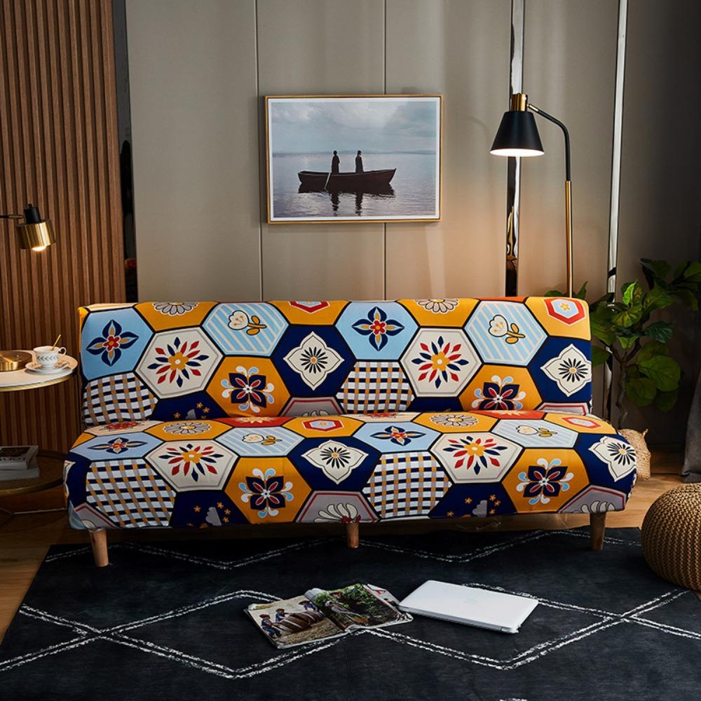 Folding Sofa Bed Cover Elastic All-inclusive Sofa Cover Special Elastic Protective Cover for Sofa Bed Dust-proof