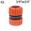 Garden Watering Hose Plastic Quick Connector 1/2" 3/4'' 1'' Double Male Coupling Joint Adapter Extender Set For Pipe