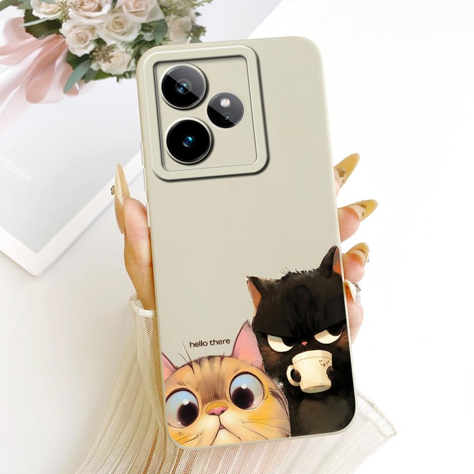 Чехол для Realme GT 7 GT7 T 5G RMX5061 Роскошные Цветы Конфетная Раскраска Мягкий ТПУ Чехол для Телефона Для Realme GT 7 Pro GT 7T 5G Fundas