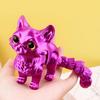 3D-печатная игрушка-кошка для снятия стресса, имитация кошки, шарнирная игрушка-непоседа в виде животного, настольная модель питомца, украшение для офисного стола