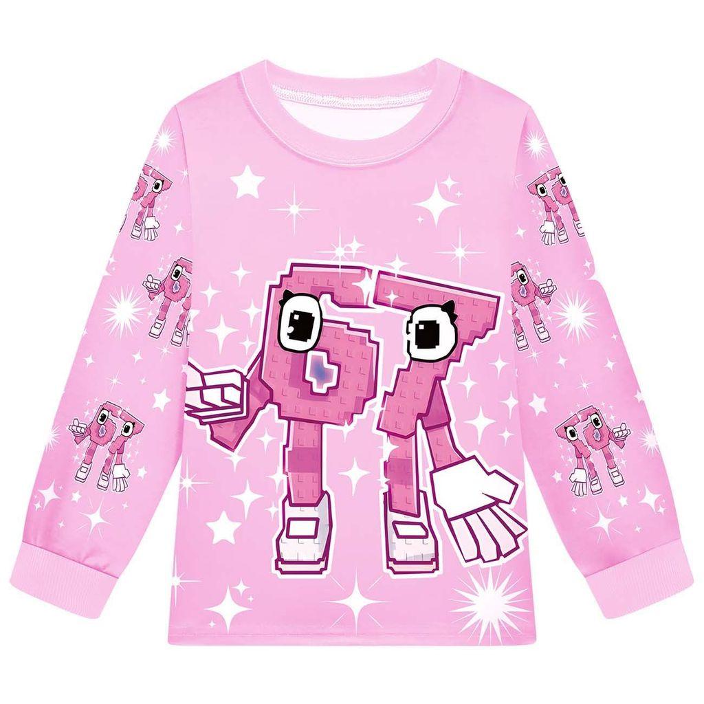 19704 Kids Boys Girls Steal a Brainrot 67 Six Seven Print Long Sleeves T-Shirt Pants Pajamas Sleepwear Sets