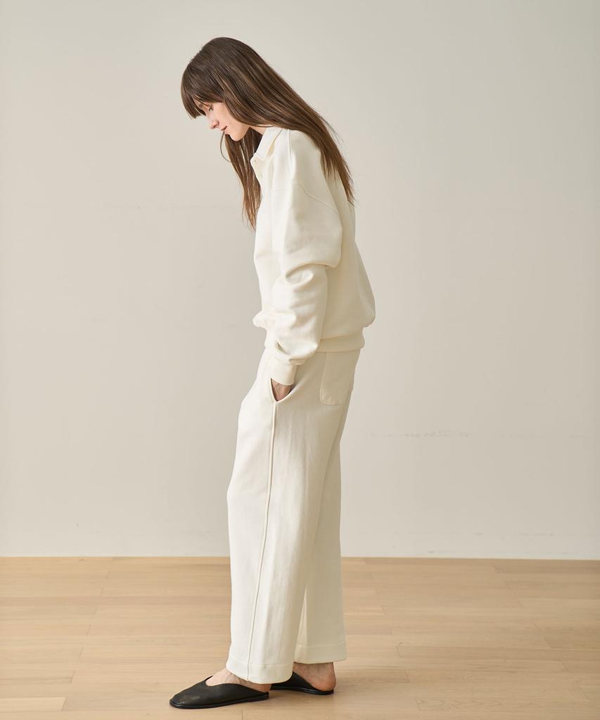GRIDAJ Barrel Trousers _ White