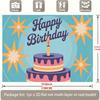 Happy Birthday Party Banner, Polyester Photo Backdrop for Home Room Wall and Event Supplies