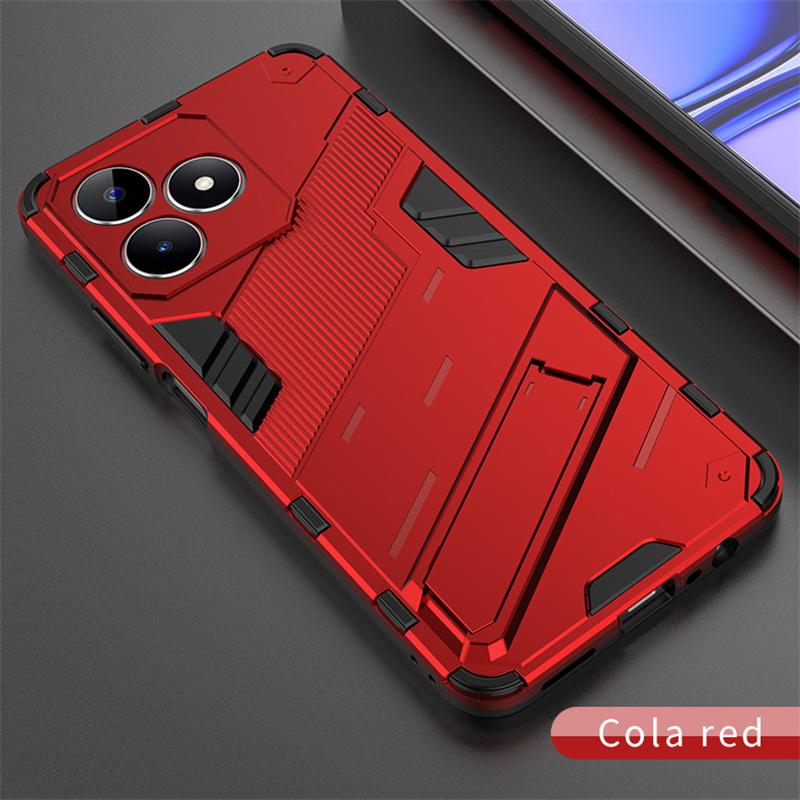 Чехол для Realmi C53 4G, противоударный прочный бронированный чехол для телефона Realme C53 C 53 4G RMX3760, 6,74 дюйма, задняя крышка с магнитным держателем и подставкой