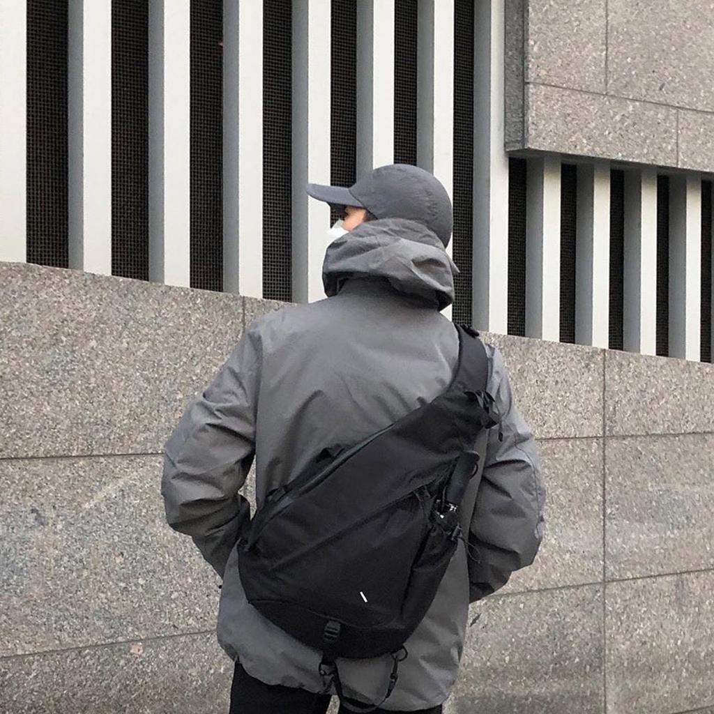 Мужская нагрудная сумка большой вместимости, повседневная хип-хоп дорожная сумка унисекс через плечо, высококачественная нейлоновая сумка для хранения, на плечо, бесплатная доставка