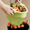Cartoon Kitchen Drainage Basket Portable Vegetable Washer Creative Drainer