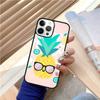 Kawaii Pineapple Art Coque Shell For iPhone 17 Air 15 16 14 13 12 Pro Max 11 Pro Max Plus Phone Case Cover