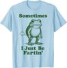 Sometimes I Just Be Fartin' Fun Frog Vintage T-Shirts Unisex Unisex Humorous Satire Animal Trend Tshirts Tops