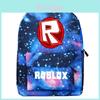 Рюкзак школьный с узором Roblox, звездным фоном и большой вместимостью для студентов