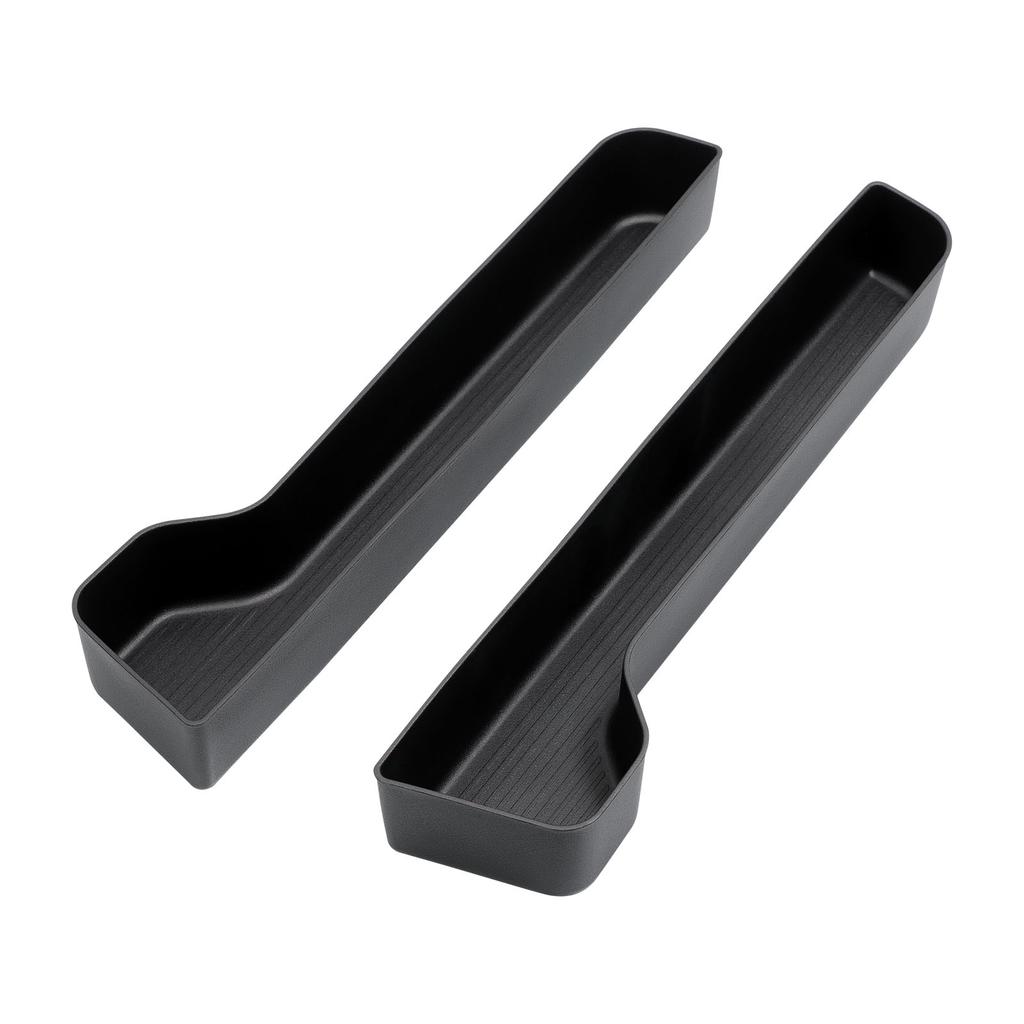 Smabee for Honda Freed 2025 Door Handle Storage Box Front Door Holder Tray TPE Car Organizer Container Tidying Black