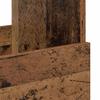 Magazine Shelf Reclaimed Wood 102 x 30 x 45 cm