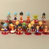 Аниме Dragon Ball Super Saiyan Сын Гоку Фигурка Модель Подарки Коллекционные Фигурки для Детей 7-9 см 18 Штук В Наборе