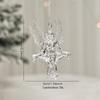 Transparent Christmas Tree Ornaments: Icicles, Snowflakes, and Deer Pendants