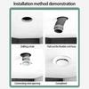 Circular Air Outlet Cover For Exhaust System 100mm Size acrylonitrile Adjustable And Flexible