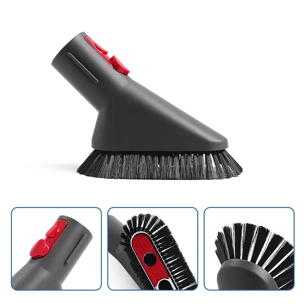 Dust Removal Soft Bristle Suction Head For Dyson V7 V8 V10 V11 V12 V15 Vacuum Cleaner Clean Stains Vacuuming Tools Attachment