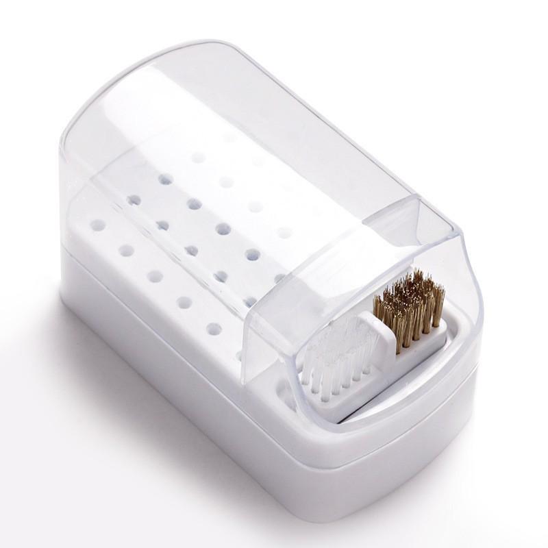 Коробка для хранения и подставка-дисплей для полировочных насадок для ногтей различных стилей