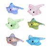 Set of 30 Miniature Manta Ray Figures Stingrays Figurines for Cake Toppers and Succulents Potted Plant Embellishments