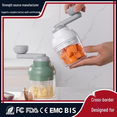 Ручная чеснокодавилка с ручкой и измельчитель с веревочкой для кухонного использования