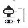 Bicycle Lock Pedal Plate Adapter Converter Mountain Bike Pedal SPD Shoes Copper Adapter Clamp Plate No Clip Eggbeater Lock