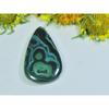 AA++ Natural Green Malachite Pear Cabochon Loose Gemstone 20X34X04MM 41Cts. D-53