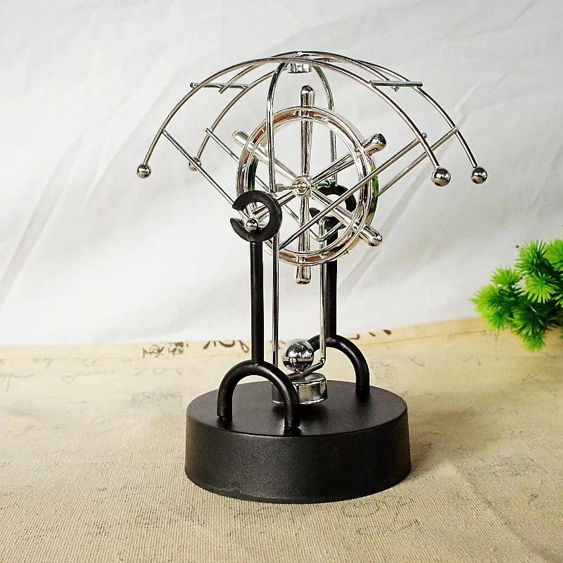 Парашютный сектор Вечный двигатель Украшение стола Маятник Ньютона Металлический Хаос Качающийся Креативный Научный Инструмент Домашнее Ремесло