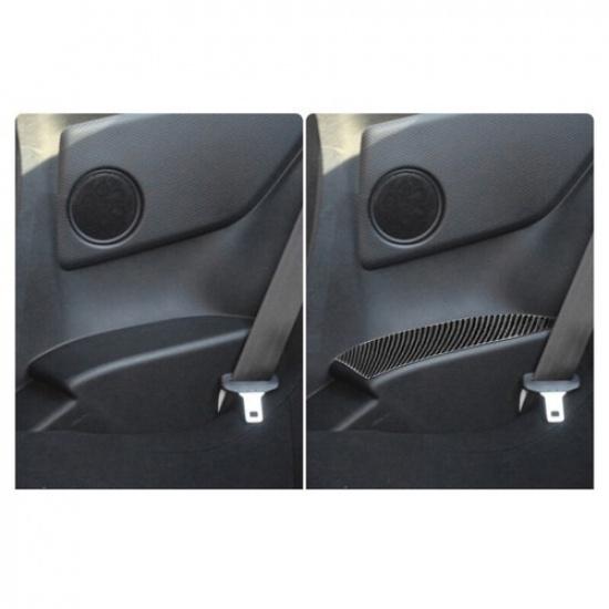 Carbon Fiber Rear Door Armrest Panel Cover Sticker For Subaru BRZ Toyota 86 17+
