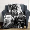 Mbappe Celebration Moment Blanket Comfortable Suitable for Bedding Sofa Couch All-Season Use Digital Print Ideal Gift for Friends Family Couples Picni