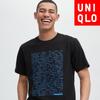 Uniqlo Футболка с принтом «Япония Мир для всех» с короткими рукавами, стандартный покрой Akamai