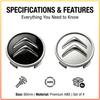 4Pcs 60MM Car Wheel Center Cap Emblem Hub Covers Badge Auto Accessories For Citroen C2 C3 C4 C5 C6 C1 DS3 DS4 DS5 DS7 Xsara Berlingo Saxo Picasso