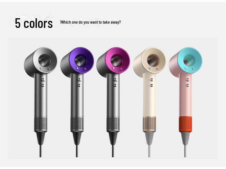 Высокоскоростной фен без листьев 110 В, соответствующий стандартам США и Японии, для домашнего использования, оснащен технологией отрицательных ионов