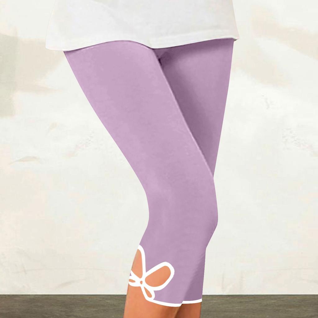 Hollow Out Capris Leggings For Women Summer Yoga Workout Pants Beach Tights Cozy Jeggings Stretch Pajamas