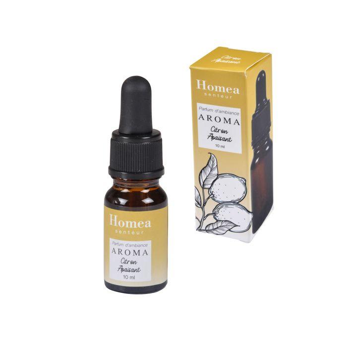 Huile parfumée d'ambiance Aroma Citron apaisant – flacon verre 10 ml