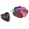 10PCS Random Color Guitar Picks & Guitar Pick Holder Stick-on Holder Finger Guitar Pick  Ukulele