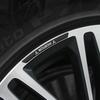cytbfl1 Set of 4 Aluminum Car Wheel Racing Decals and Badges for Mitsubishi Ralliart, Outlander, L200, and Xpander